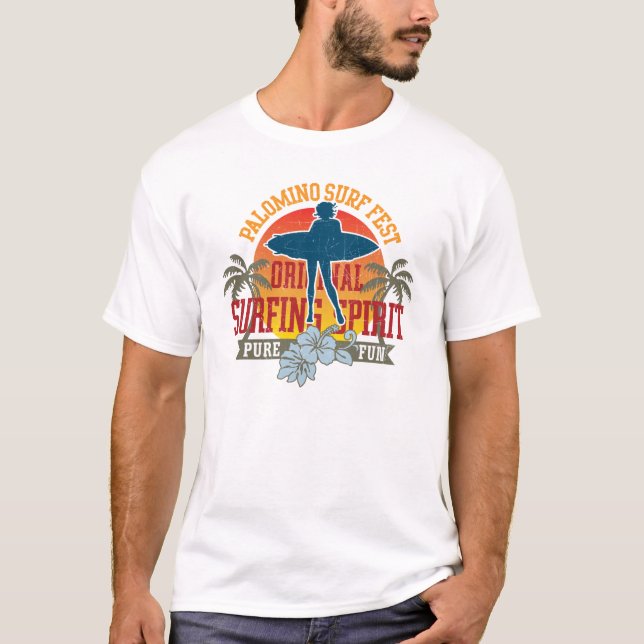 PalominosurfaFest Tee Shirt (Framsida)