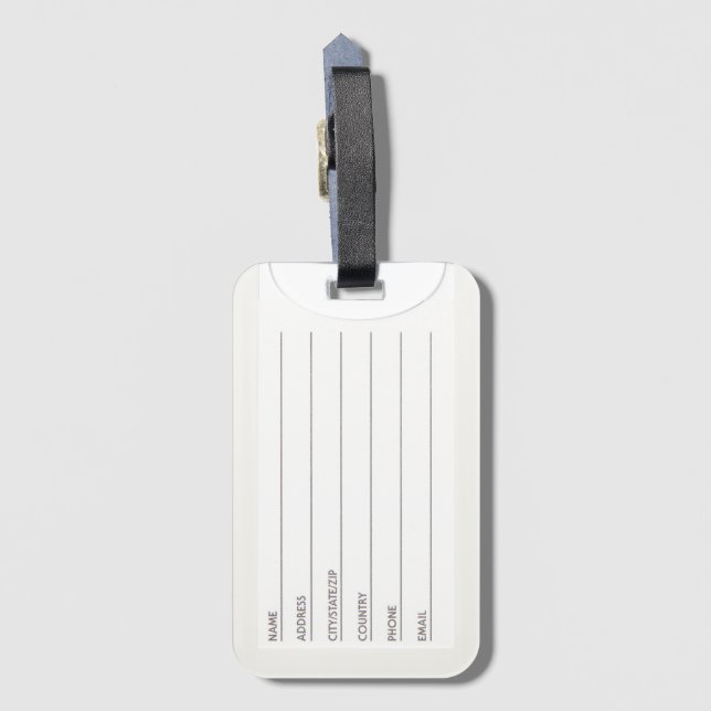 Palooza Nation Luggage Tag Bagagebricka (Baksida vertikal)