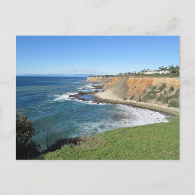 PALOS VERDES. CA #5 POSTCARD VYKORT (Framsida)