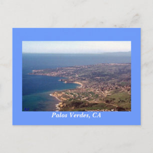 Palos Verdes-Peninsulan,CA Vykort