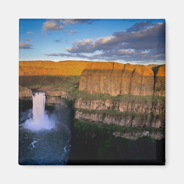 Palouse Falls i Washington Magnet (Framsidan)