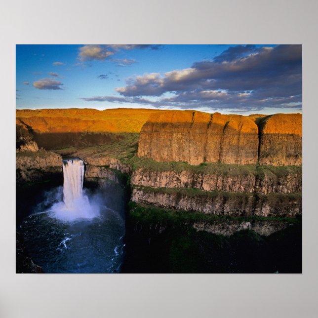 Palouse Falls i Washington Poster (Framsidan)