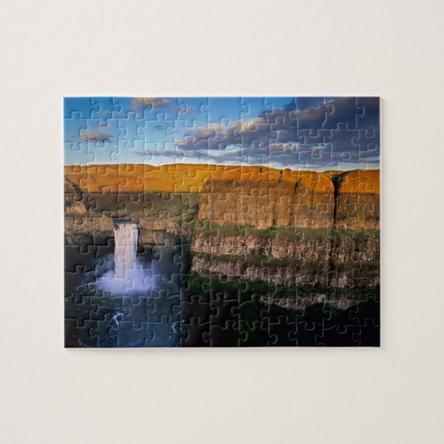 Palouse Falls i Washington Pussel (Horisontell)
