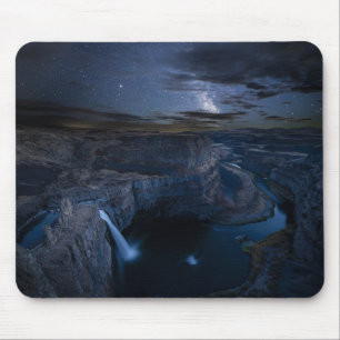 Palouse Falls Park & Vintergatan Washington Stat Musmatta