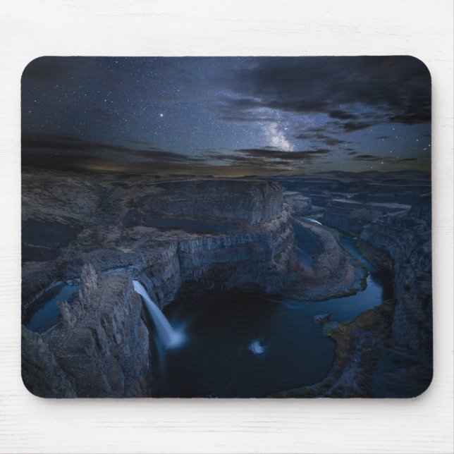 Palouse Falls Park & Vintergatan | Washington Stat Musmatta (Framsidan)