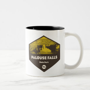 Palouse Falls State Park Washington Två-Tonad Mugg