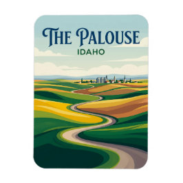 Palouse rullande kullar Idaho Magnet