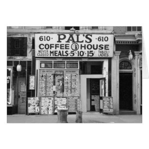 Pal's Coffee House, 1939 Hälsningskort