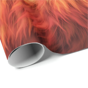 Päls Fire 1 Wrapping Papper Presentpapper