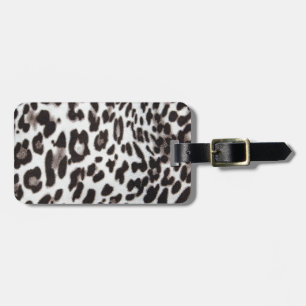 Päls för snöLeopard Bagagebricka