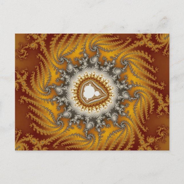 Päls - Fractal vykort (Framsida)