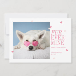 Päls - Hjärtfoto på Valentineser för minhusdjur Inbjudningar