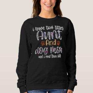 Päls Mamma har två avdelningar Moster och Hund Mor T Shirt