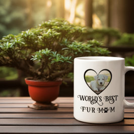 Päls Mamma Hund Photo Kaffemugg