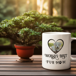Päls Mamma Hund Photo Kaffemugg