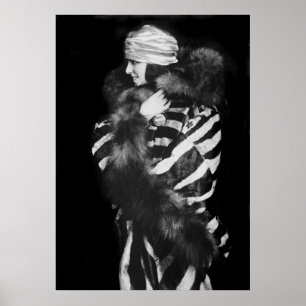 Päls Mode, 1920-talet Poster