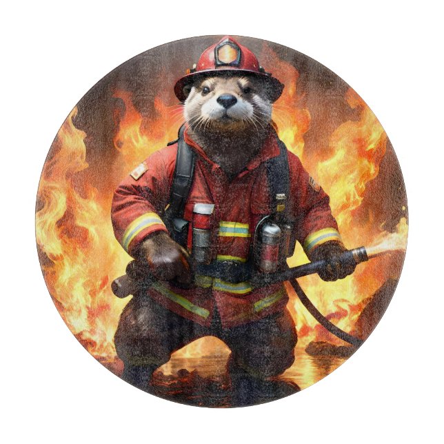 **"Päls och Flames: Otter Firemans Backburn (Framsidan)