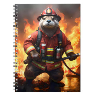 **"Päls och Flames: Otter Firemans Backburn Anteckningsbok
