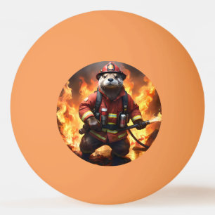 **"Päls och Flames: Otter Firemans Backburn Pingisboll