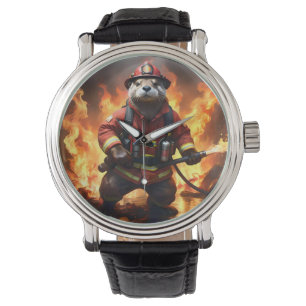 **"Päls och lågor: Utterbrandmannens motbrand Armbandsur
