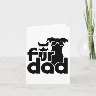 Päls Pappa, Fars dag, sjöar katt och Hund älskare Kort