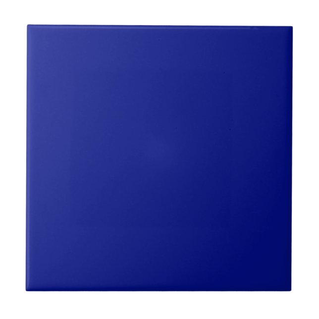 Päls Phtalo Blue Solid Färg Tile Kakelplatta (Framsidan)