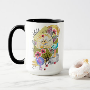 PÄLS-ST Chow hund FÖR KLASS Mugg