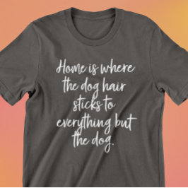 Päls-tunt Home Black T Shirt