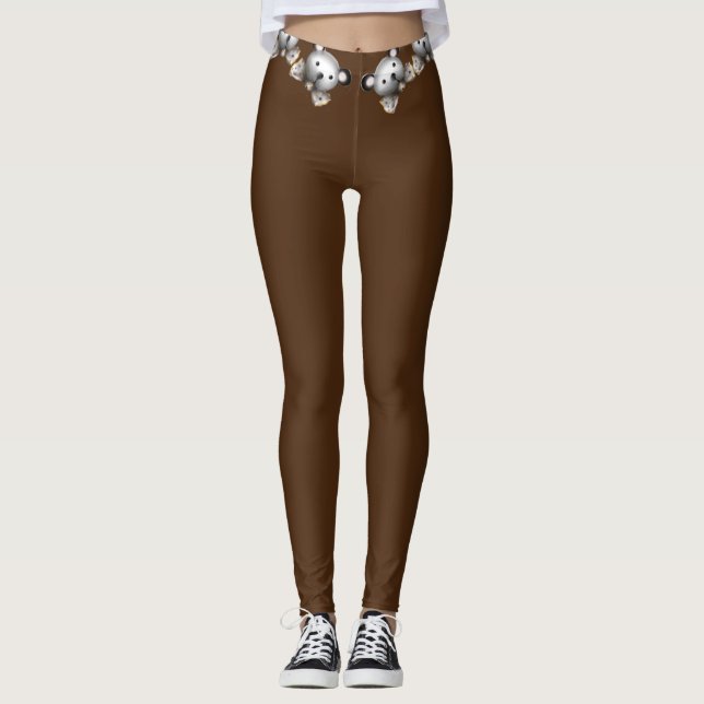 Pälsbaljväxter Leggings (Framsida)
