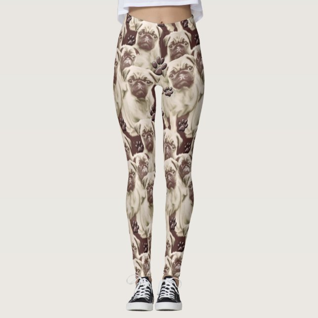 Pälsben Leggings (Framsida)