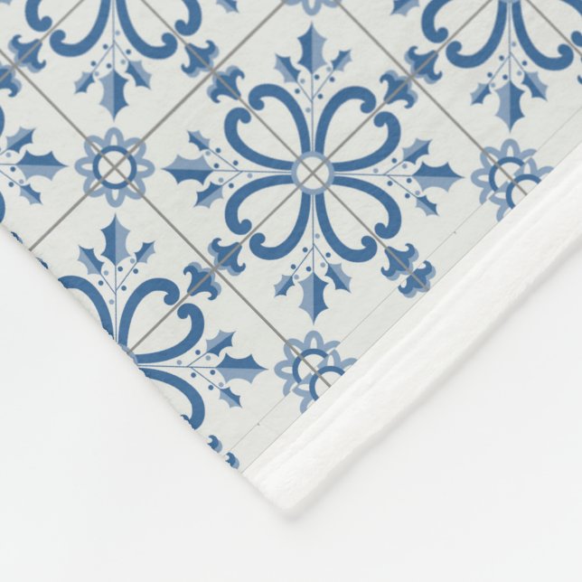 Pälsbrickor av julklapp, löv och blommor fleecefilt (Hörn)