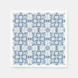 Pälsbrickor av julklapp, löv och blommor pappersservett