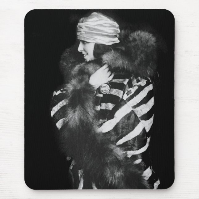 Pälsmode, 20-tal musmatta (Framsidan)