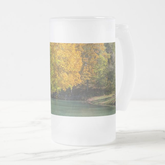 Pälsöverslag över bestruket glas från Dogwood Bäck Frostat Ölglas (Framsida höger)