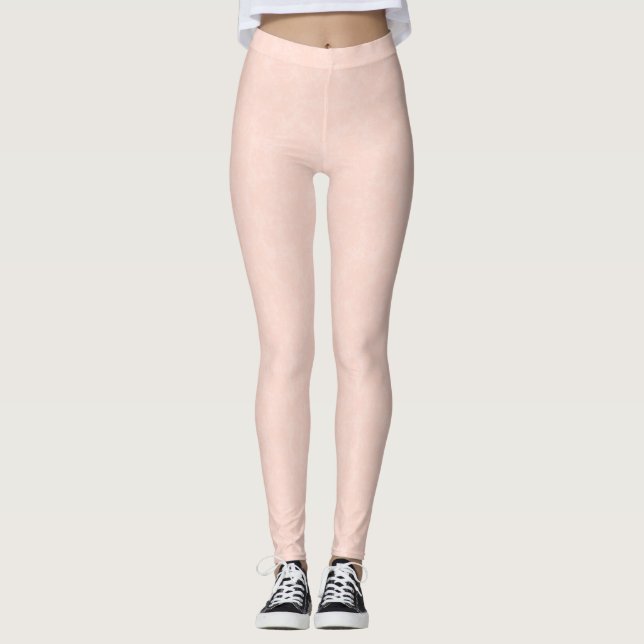 Pälsskinn av pastel Mönster Leggings (Framsida)