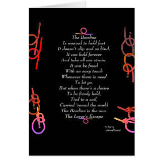 Pålsteken - älskare flykt hälsningskort