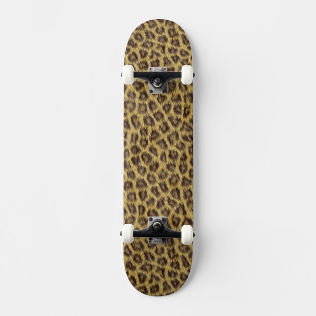 Pälstextur Mini Skateboard Bräda 18,5 Cm (Framsida)