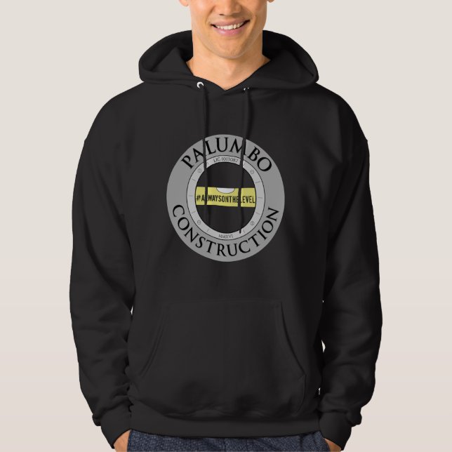 Palumbo Construction Manar Logotyp II Hoodie (Framsida)