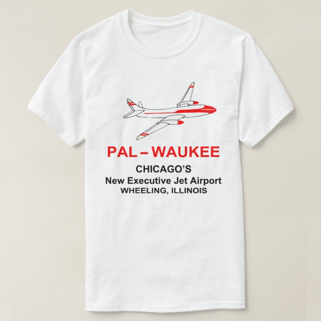 Palwaukee Airport, Wheeling, Illinois T Shirt (Design framsida)