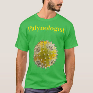 Palynologen design för pollen och palynologi kärle t shirt
