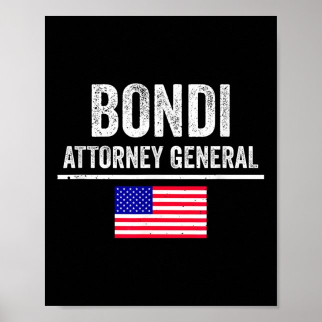 Pam Bondi Attorney General of President Trump Ploc Poster (Framsidan)