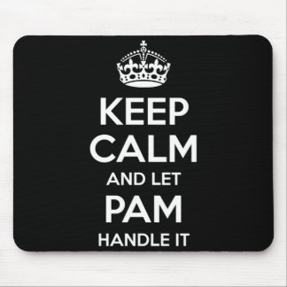 Pam Keep Calm Personligt Namn Rolig Födelsedag Musmatta