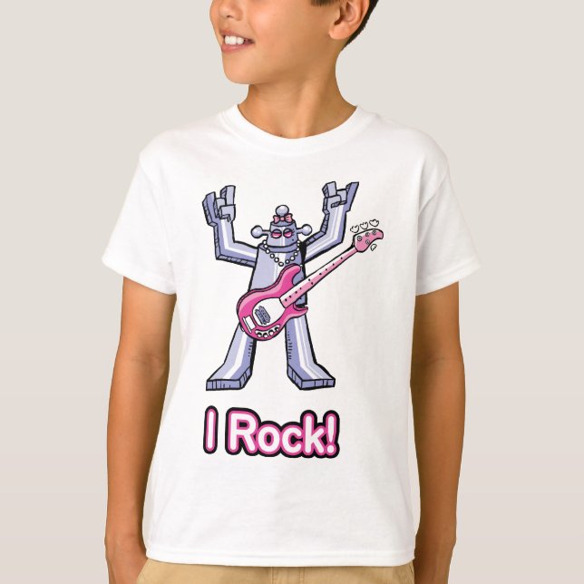 PAM (Söt Fantastisk Maskin) Girl's Tee (Framsida)