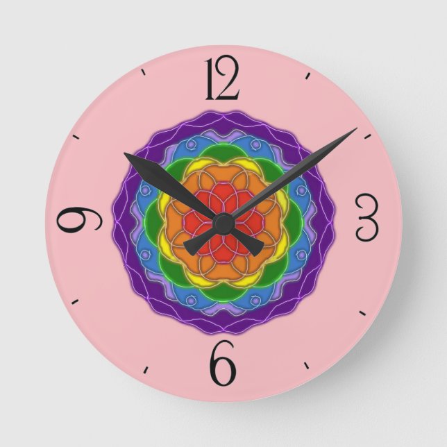 Pamela Design Clock Rund Klocka (Framsida)