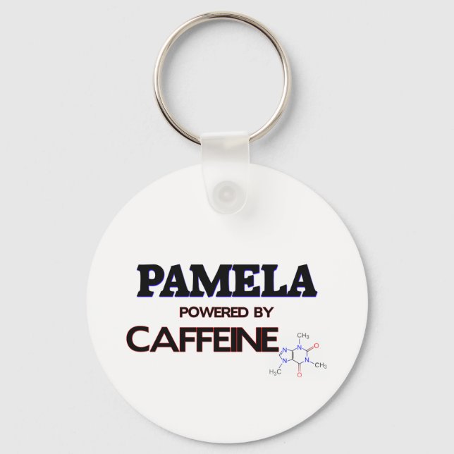 Pamela med koffein nyckelring (Framsida)