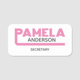 Pamela Namn bricka Namnbricka