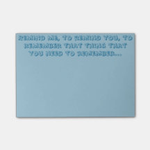 Påminn dig postar det noterar