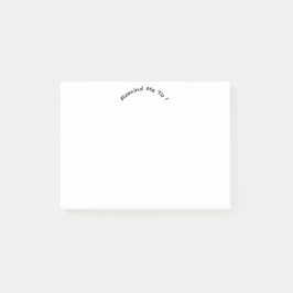 Påminn mig post-it block