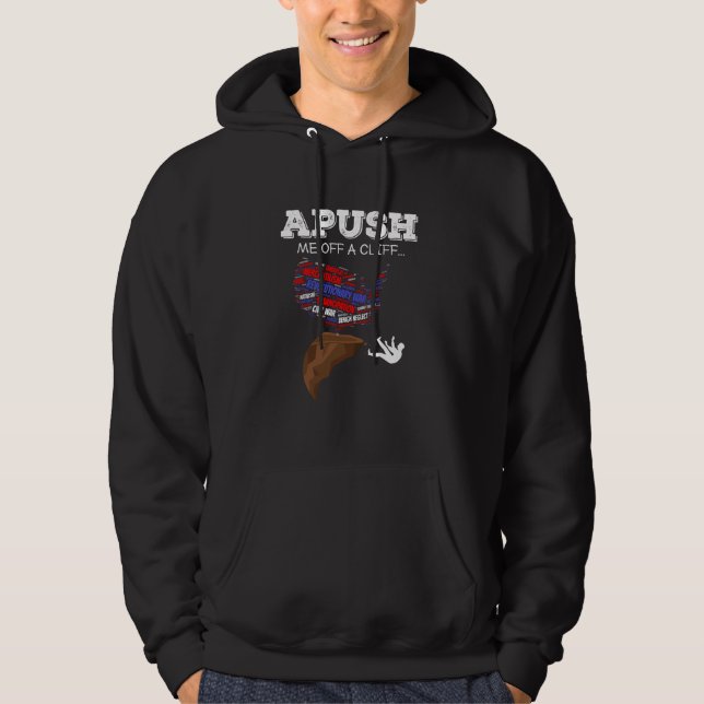 PÅMINNA MIG AV ETT Cliff AP US History American Hi Hoodie (Framsida)