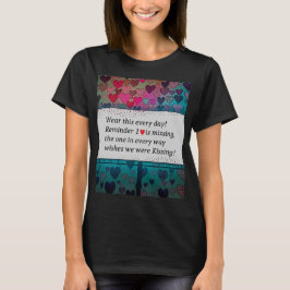 Påminnelse 1 Hjärta saknas T Shirt